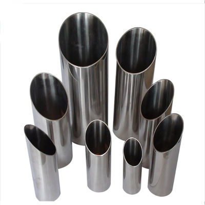 ท่อกลมเหล็กไร้สแตนเลสม้วนร้อนเย็น 0.5 มิลลิเมตร-6 มิลลิเมตร welded สําหรับวัสดุก่อสร้าง