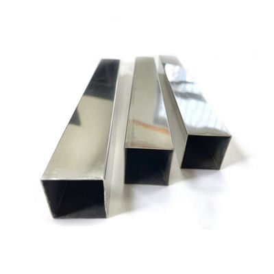 AISI ASTM ท่อสี่เหลี่ยมสแตนเลสเชื่อมเหลี่ยม 1mm-150mm