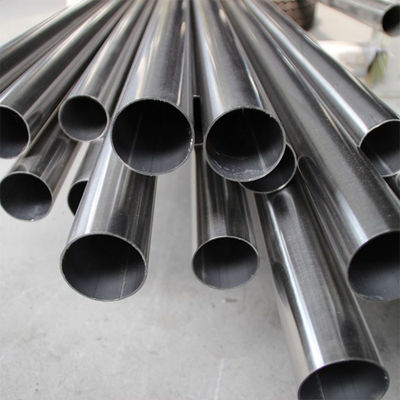 ท่อกลมสแตนเลสเชื่อมพื้นผิวขัดเงาสดใส 201 202 304 304L 316 100mm-6000m